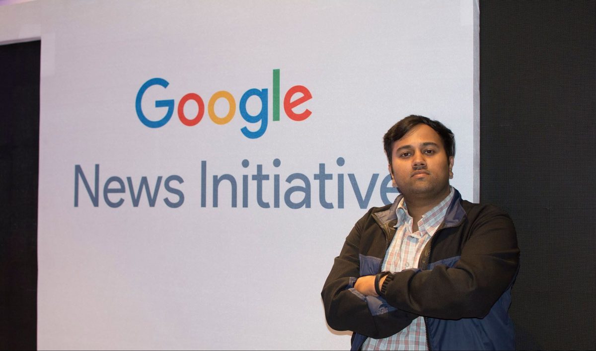 At the Google News Initiative, Bangalore · before GE 2019